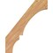 Ekena Millwork 5 1/2"W x 32"D x 40"H Balboa Smooth Knee Brace, Western Red Cedar BRC06X32X40BOA00SWR - alternate 2